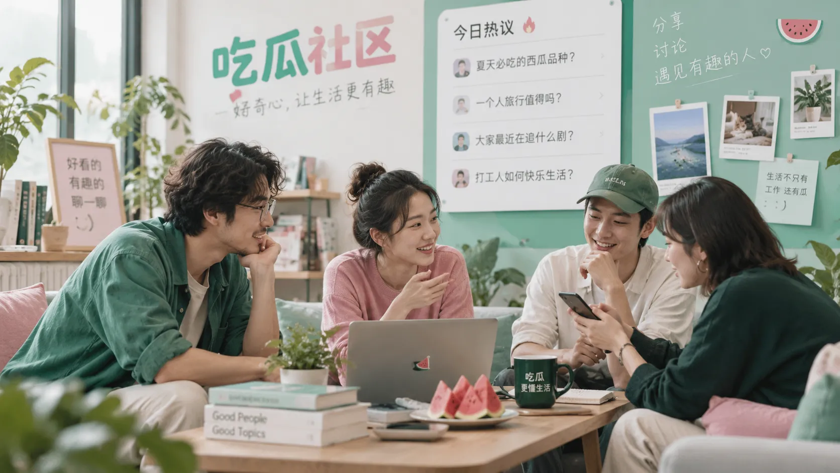 吃瓜社区主题阅读页面