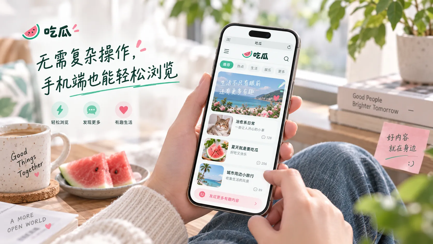 手机浏览器访问吃瓜网页面